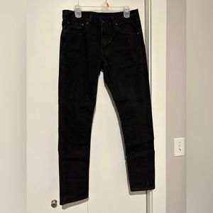 Levi 512 Slim Taper Men’s Jeans Size 32 Waist 32 Length Black Wash